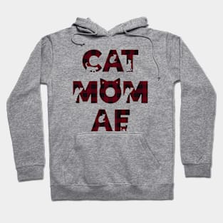 Cat mom af Hoodie